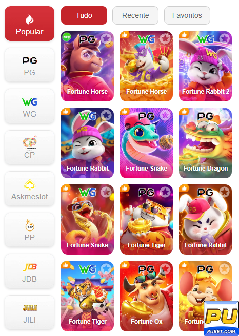 Experiência de Jogos pubet.com